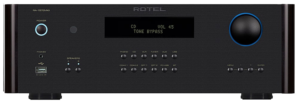 Rotel - RA-1572MKII 120W 2-Ch Integrated Stereo Amplifier - Black