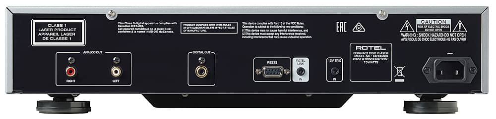 Rotel - CD14MKII CD Player - Black