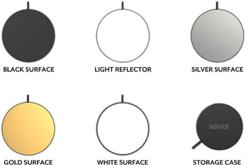Bower - 42-Inch Collapsible Light Reflector Kit