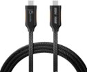 j5create - USB4 40Gbps Full-Featured USB-C Coaxial Cable for Mac, PC and More - Black