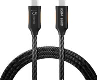 j5create - USB4 40Gbps Full-Featured USB-C Coaxial Cable for Mac, PC and More - Black