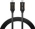 j5create - USB4 40Gbps Full-Featured USB-C Coaxial Cable for Mac, PC and More - Black