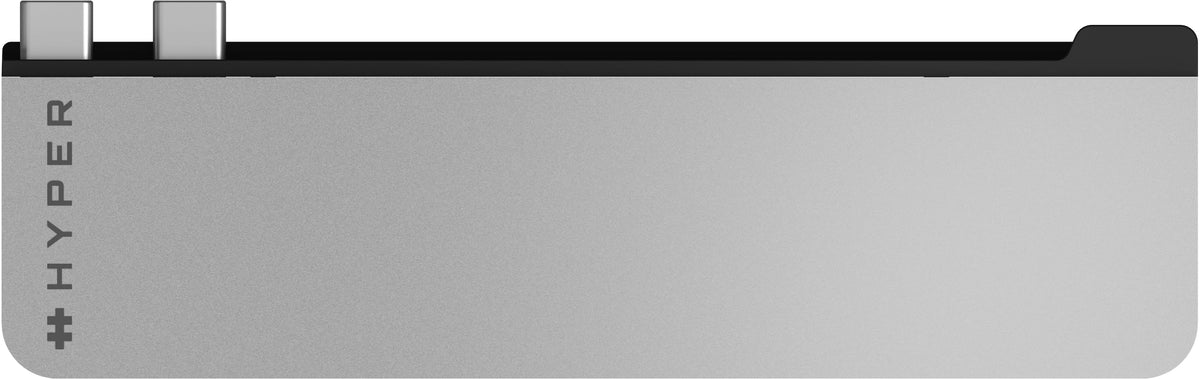 Hyper - HyperDrive Next​ 8 Port USB-C Hub, 4K HDMI, USB4/Thunderbolt 4, 1 USB-C, 2 USB-A, microSD/SD, travel dock for MacBook/PC - Space Gray