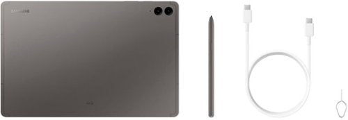 Samsung - Geek Squad Certified Refurbished Galaxy Tab S9 FE+ - 12.4" 128GB - Wi-Fi - with S-Pen - Gray