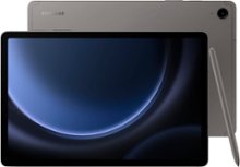 Samsung - Geek Squad Certified Refurbished Galaxy Tab S9 FE - 10.9" 128GB - Wi-Fi - with S-Pen - Gray