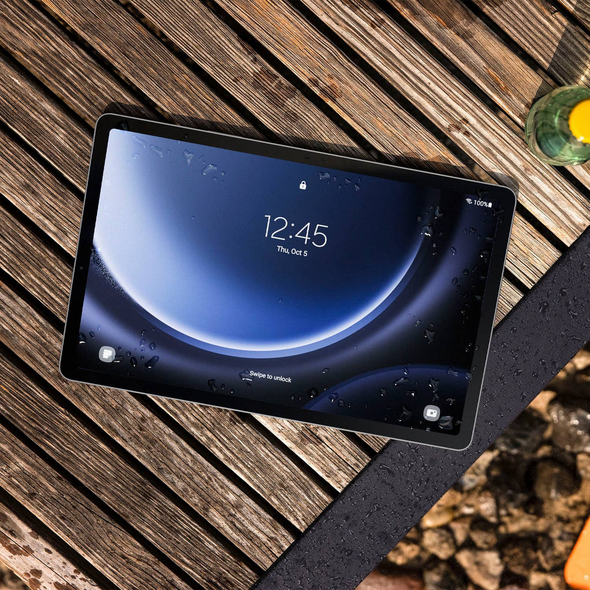 Samsung - Geek Squad Certified Refurbished Galaxy Tab S9 FE - 10.9" 256GB - Wi-Fi - with S-Pen - Silver