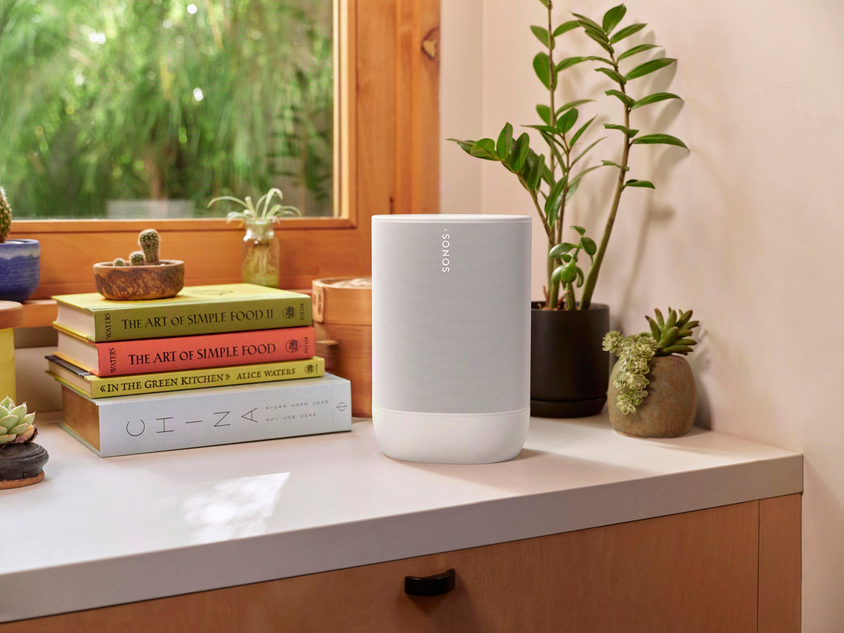 Sonos - Move 2 Portable Durable Smart Speaker (Each) - White