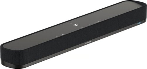 Sennheiser - AMBEO Soundbar Mini Compact Device with Adaptive Features and Multiple Connectivity - Black