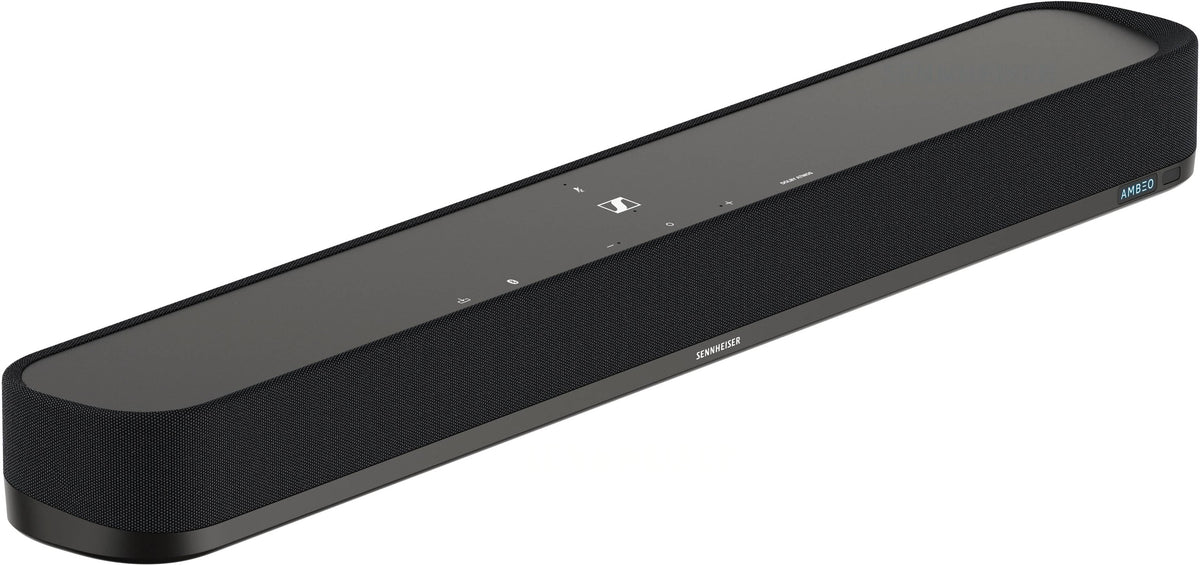 Sennheiser - AMBEO Soundbar Mini Compact Device with Adaptive Features and Multiple Connectivity - Black