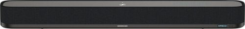 Sennheiser - AMBEO Soundbar Mini Compact Device with Adaptive Features and Multiple Connectivity - Black