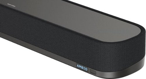 Sennheiser - AMBEO Soundbar Mini Compact Device with Adaptive Features and Multiple Connectivity - Black