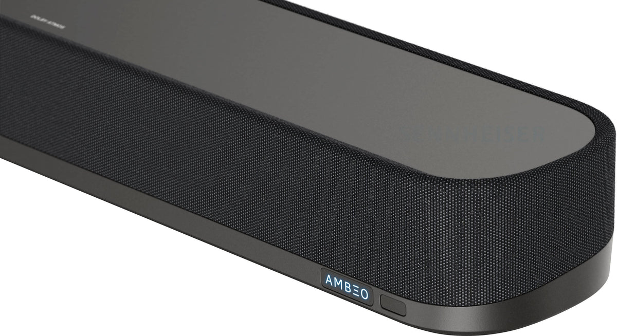 Sennheiser - AMBEO Soundbar Mini Compact Device with Adaptive Features and Multiple Connectivity - Black
