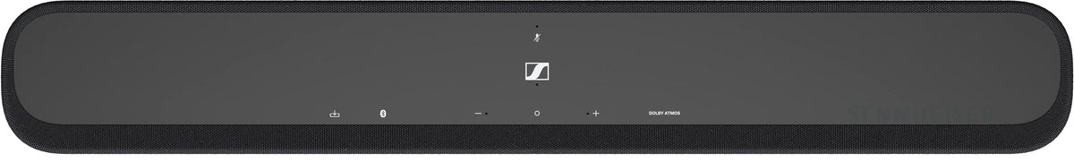 Sennheiser - AMBEO Soundbar Mini Compact Device with Adaptive Features and Multiple Connectivity - Black