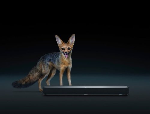 Sennheiser - AMBEO Soundbar Mini Compact Device with Adaptive Features and Multiple Connectivity - Black
