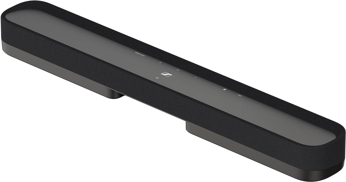 Sennheiser - AMBEO Soundbar Mini Compact Device with Adaptive Features and Multiple Connectivity - Black