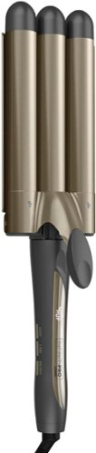 Conair - InfinitiPRO Tourmaline Ceramic Triple Barrel Waver - Gray