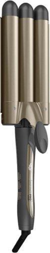 Conair - InfinitiPRO Tourmaline Ceramic Triple Barrel Waver - Gray