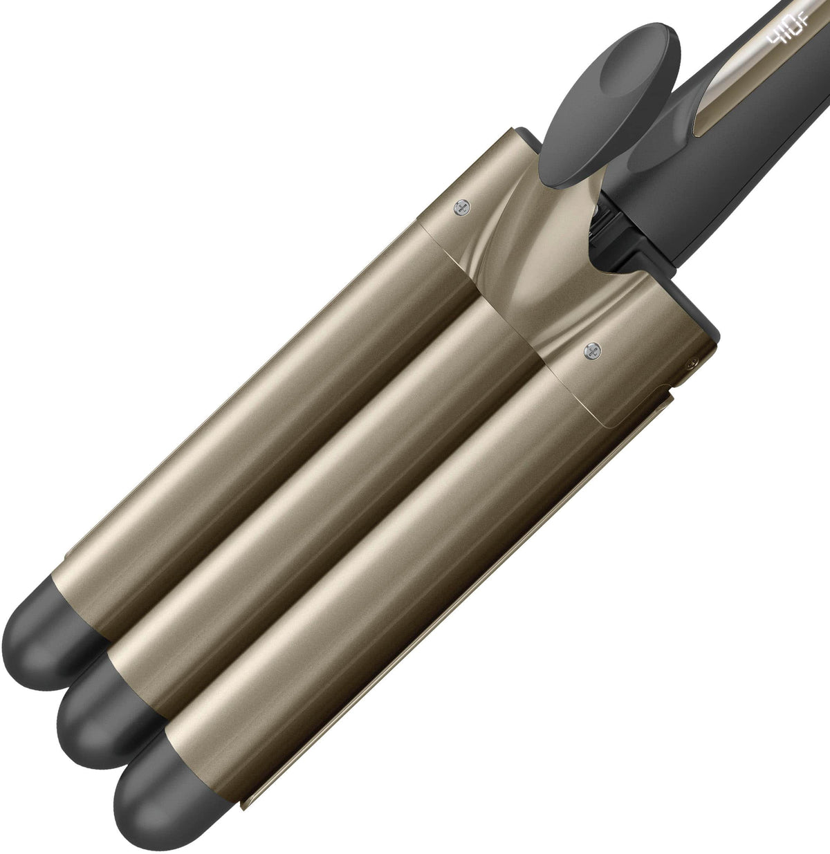 Conair - InfinitiPRO Tourmaline Ceramic Triple Barrel Waver - Gray