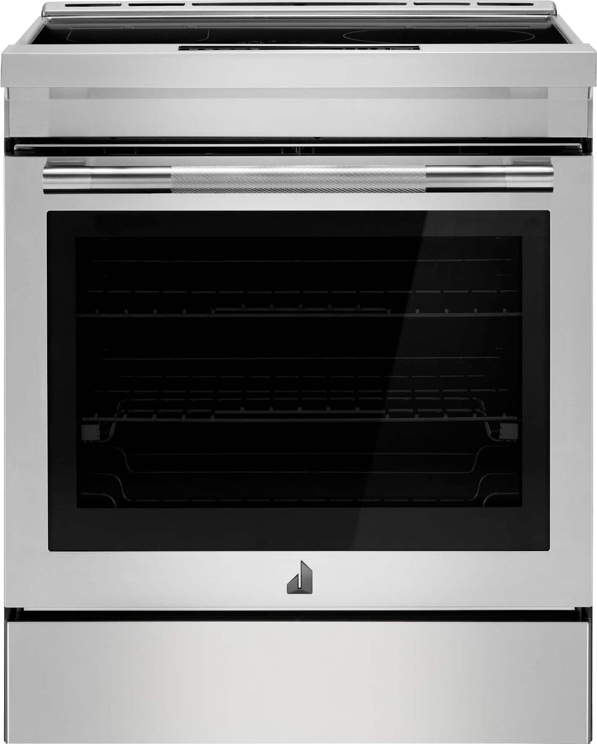 JennAir - 30 in. Wide 4 Elements RISE Series 6.4 Cu. Ft. Slide-In Electric Induction Range with Magnetic Induction - Stainless Steel