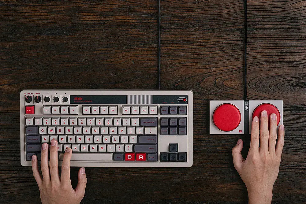 8BitDo - Retro Joystick and Mechanical Keyboard - N Edition