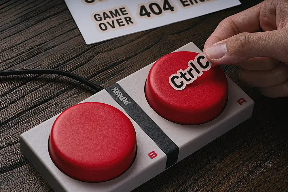 8BitDo - Retro Joystick and Mechanical Keyboard - N Edition