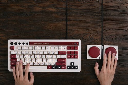 8BitDo - Retro Mechanical Keyboard - Fami Edition
