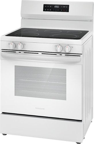 Frigidaire - 30 in. Wide 5 elements 5.3 Cu. Ft. Freestanding Electric Range with EvenTemp - White