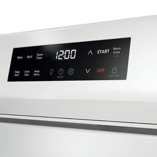 Frigidaire - 30 in. Wide 5 elements 5.3 Cu. Ft. Freestanding Electric Range with EvenTemp - White