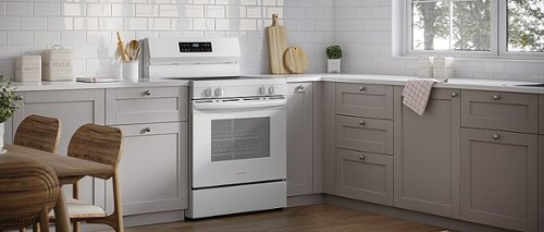 Frigidaire - 30 in. Wide 5 elements 5.3 Cu. Ft. Freestanding Electric Range with EvenTemp - White