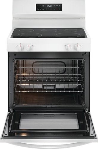 Frigidaire - 30 in. Wide 5 elements 5.3 Cu. Ft. Freestanding Electric Range with EvenTemp - White