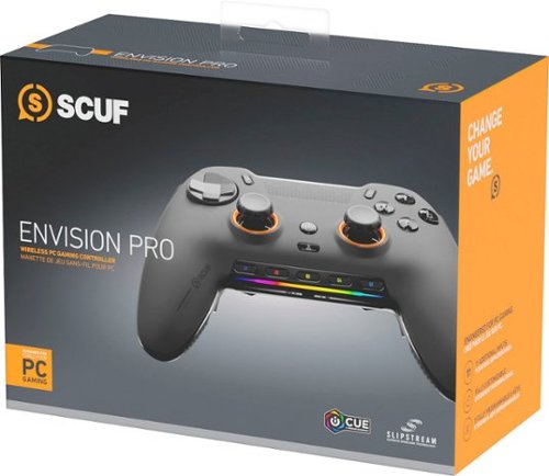 SCUF - ENVISION PRO V1 Wireless Gaming Controller for PC - Steel Gray