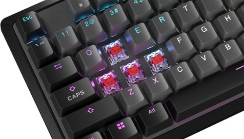 CORSAIR - K70 CORE RGB Mechanical Gaming Keyboard - Gray