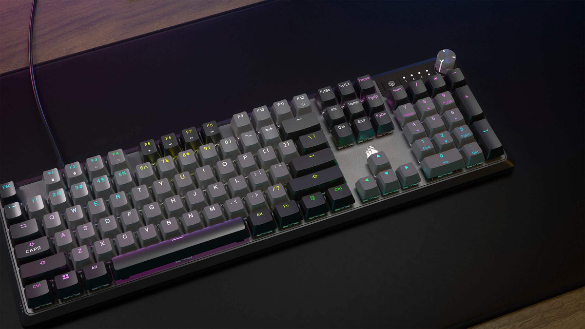 CORSAIR - K70 CORE RGB Mechanical Gaming Keyboard - Gray