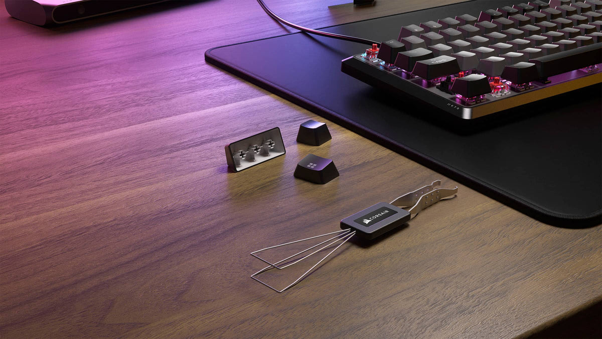 CORSAIR - K70 CORE RGB Mechanical Gaming Keyboard - Gray