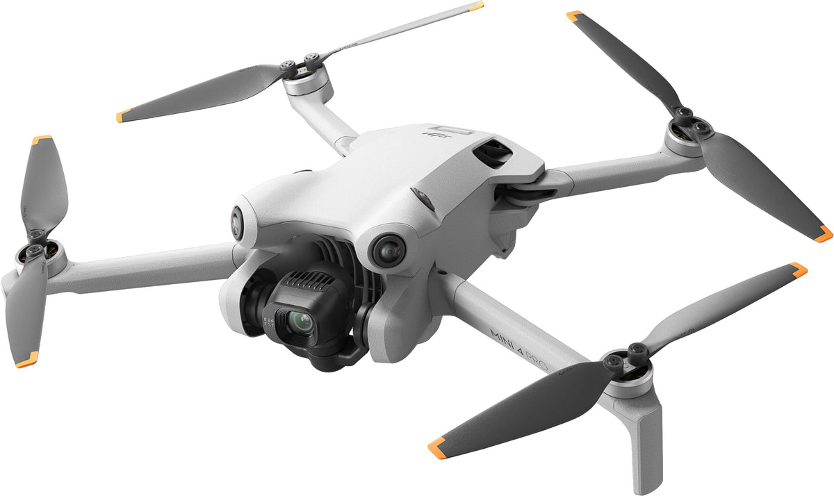DJI - Geek Squad Certified Refurbished Mini 4 Pro Drone and RC 2 Remote Control with Built-in Screen - Gray
