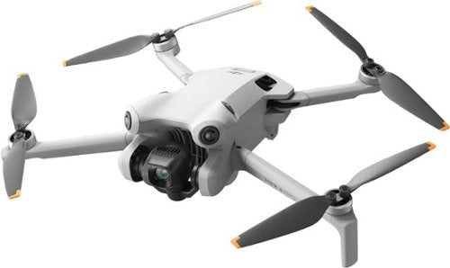 DJI - Geek Squad Certified Refurbished Mini 4 Pro Drone and RC 2 Remote Control with Built-in Screen - Gray