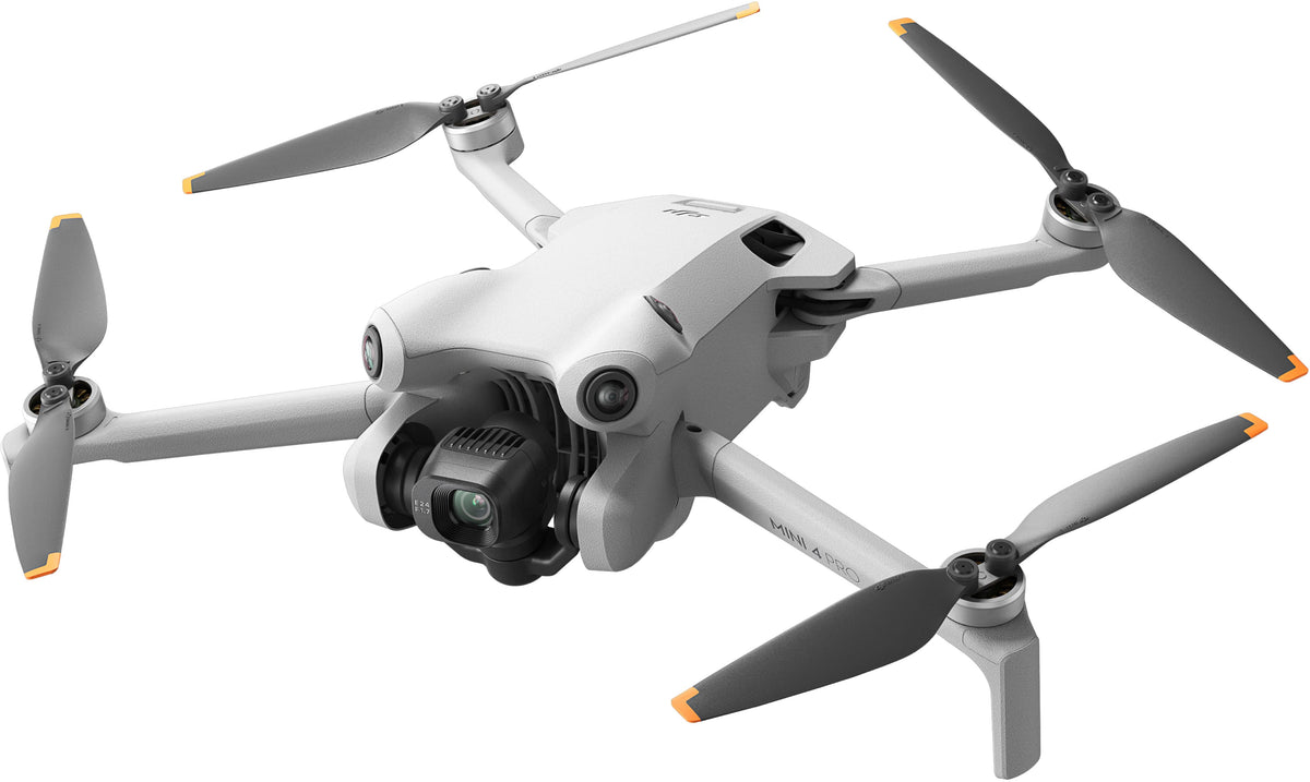 DJI - Geek Squad Certified Refurbished Mini 4 Pro Fly More Combo Plus Drone and RC 2 Remote Control with Built-in Screen - Gray