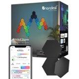 Nanoleaf - Shapes Ultra Black Hexagons Expansion (3 Panels) - Multicolor