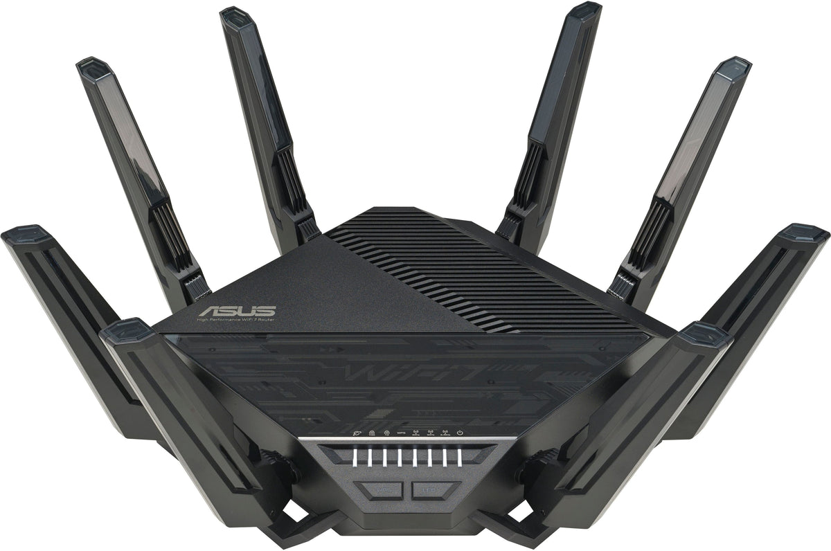 ASUS - RT-BE96U BE19000 Tri-Band Wi-Fi 7 Router - Black