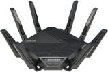 ASUS - RT-BE96U BE19000 Tri-Band Wi-Fi 7 Router - Black