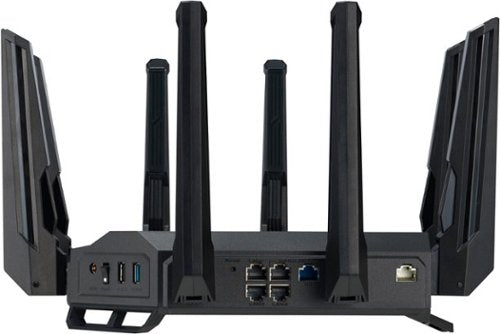 ASUS - RT-BE96U BE19000 Tri-Band Wi-Fi 7 Router - Black
