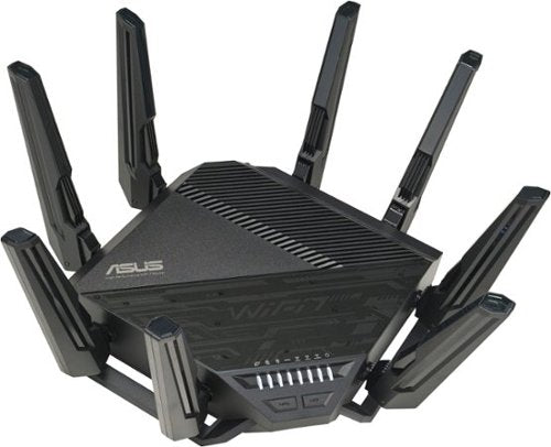 ASUS - RT-BE96U BE19000 Tri-Band Wi-Fi 7 Router - Black
