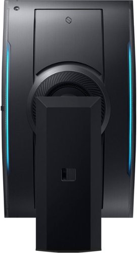 Samsung - 55" Odyssey Ark 2nd Gen. Curved 4K UHD Quantum Mini-LED FreeSync Prem Pro 1ms GTG Gaming Screen - Black