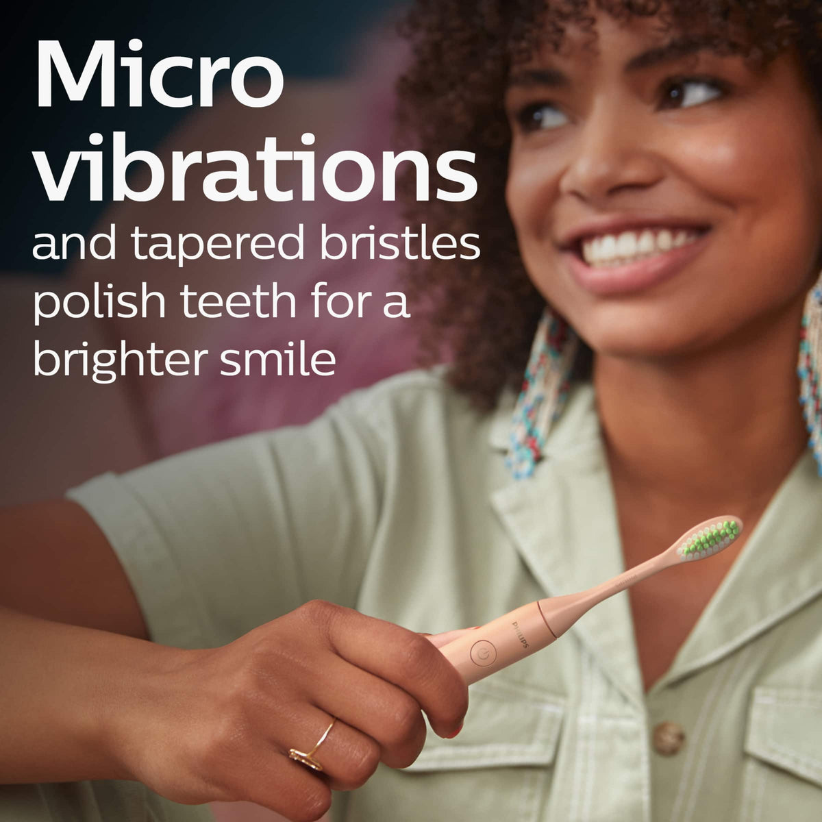 Philips - One by Sonicare Rechargeable Toothbrush - Shimmer