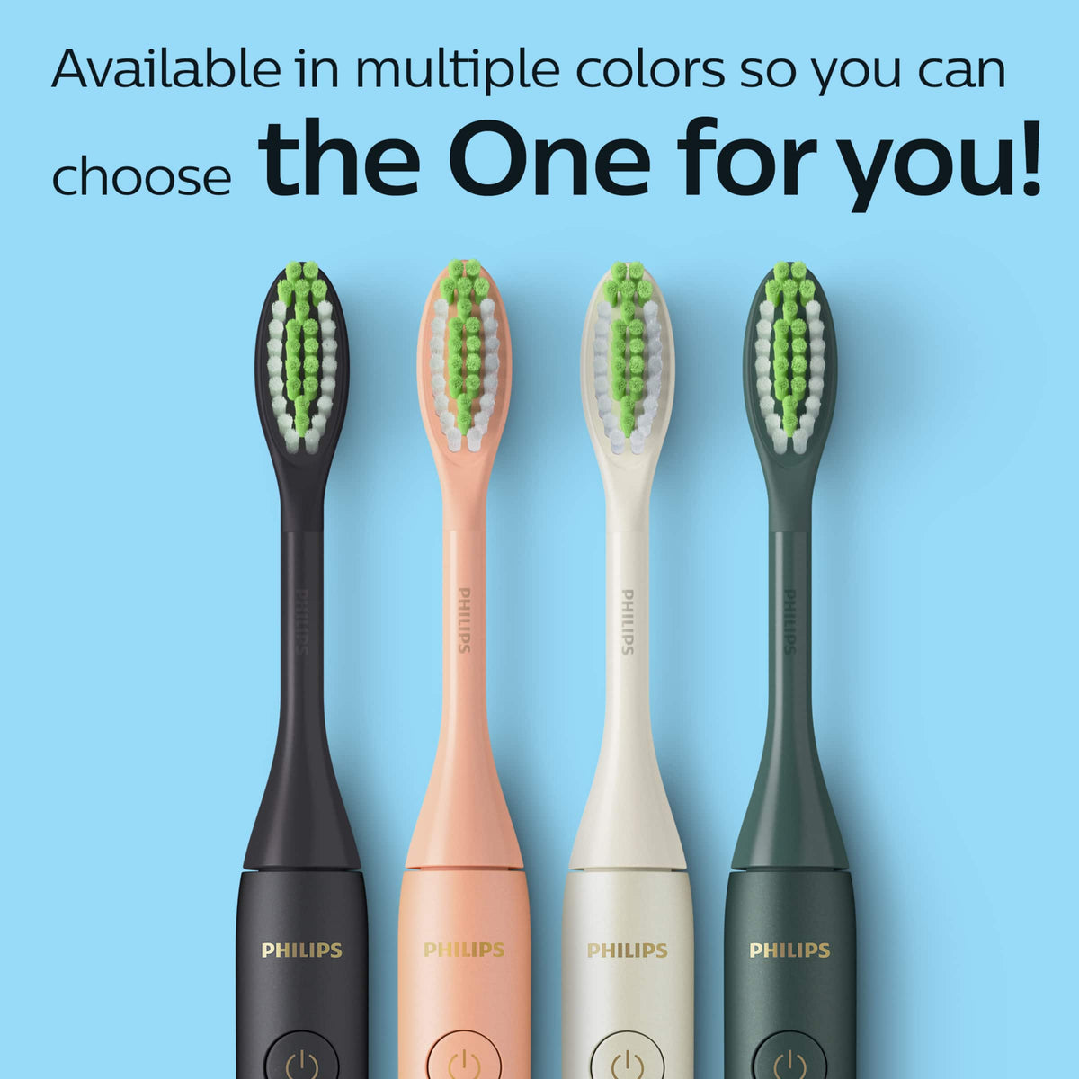Philips - One by Sonicare Rechargeable Toothbrush - Shimmer