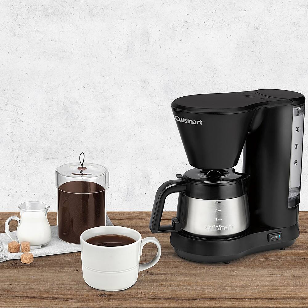 Cuisinart - 5-Cup Coffeemaker w SS Carafe - Black