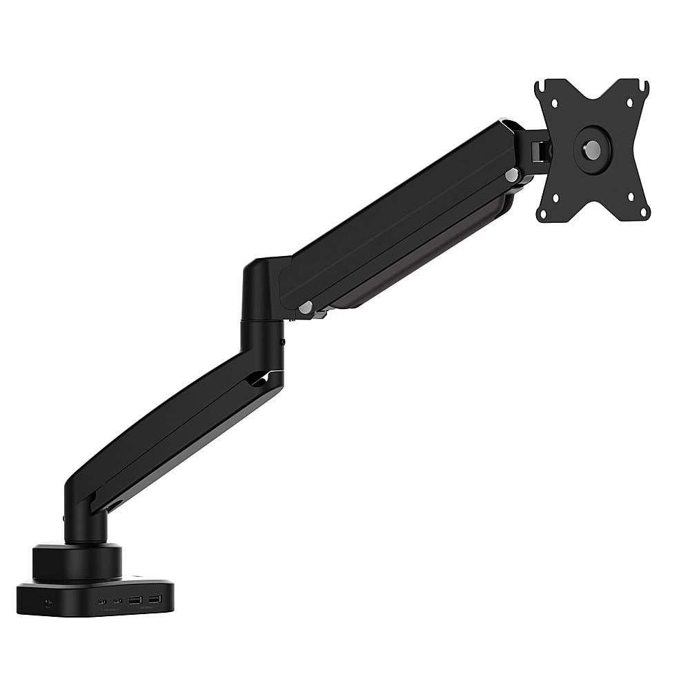 j5create - Ergonomic Monitor Mount with Dock for Most 17” -32” Monitors - Black