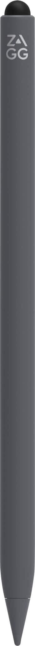 ZAGG - Pro Stylus 2 Active, Dual-Tip Pencil Stylus with Wireless Charging - Gray
