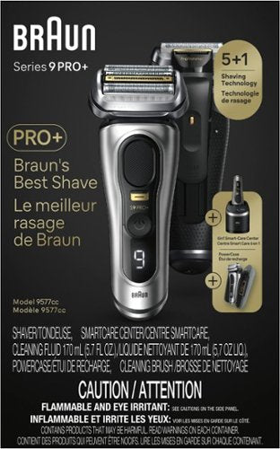 Braun - Series 9 PRO+ Electric Shaver with 6 in 1 SmartCare Center - Silver