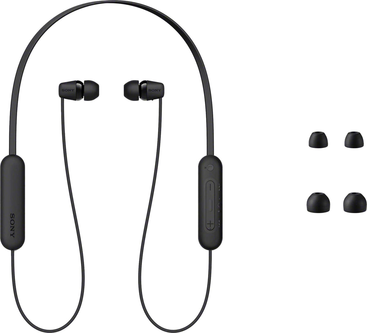 Sony - WIC100 Wireless In-ear Headphone - Black